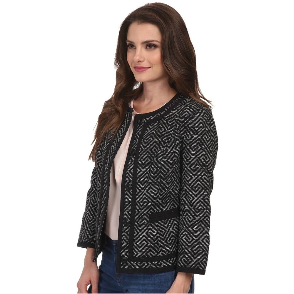 Pendleton Amanda Print Blazer Jacket 3/4 Sleeve S… - image 6